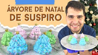 ÁRVORE DE NATAL DE SUSPIROS - Abcdário da Confeitaria - Receita Passo a Passo