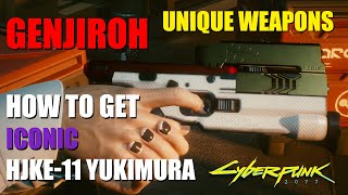 Cyberpunk 2077 - Unique Weapons - Genjiroh