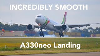 A330neo UNBELIEVABLY SMOOTH Landing  |  TAP Air Portugal Airbus A330neo