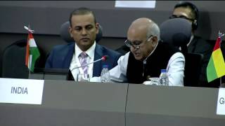 Intervención del Canciller de la India en la 17ma Cumbre MNOAL