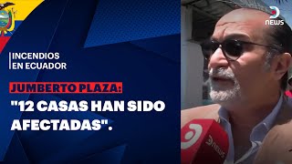 🇪🇨 Incendios en Ecuador, habla el Ministro de Vivienda en DNews sobre los daños en las viviendas