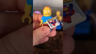 LEGO The Simpsons Comic Book Guy Minifigure Build 📰✨️ #shorts #trending #lego #gaming #viralvideo