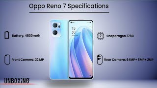 Oppo Reno 7 unboxing | oppo Reno 7 full specifications in Hindi