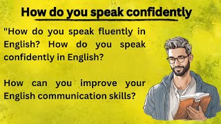 How do you speak confidently || Graded Reader || Improve Your English || Learn English Through Story