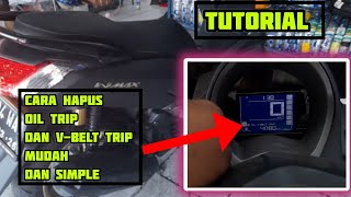 cara riset OIL TRIP dan V-BELT TRIF berkedif motor n-max | tutorial mekanik