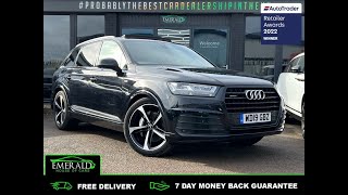 2019 19 AUDI Q7 3.0 TDI QUATTRO BLACK EDITION MHEV 5D AUTO 282 BHP WD19GBZ