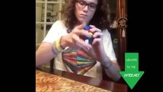 Wow!! This color blind guy solves rubiks cube in less than a minute