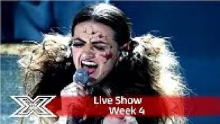 Emily Middlemas gets creepy for Radiohead cover - Live Shows Week 4 | The X Factor UK 2016