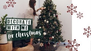 DECORATE WITH ME FOR CHRISTMAS 2018 // Vlog | Rachael Jade