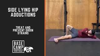 Side Lying Hip Adductions - GROIN STRAIN REHAB EXERCISE