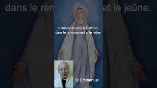 [1Mn]Medjugorje, Message de Marie du 25 février 2023 par Sr Emmanuel