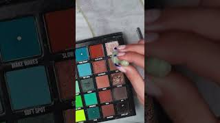 DESTROYING AND RE-PRESSING A HUGE EYESHADOW PAN! #shorts