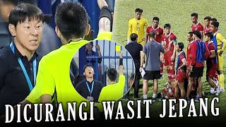 NGAJAK GELUD WASIT JEPANG !! Inilah 7 Momen Emosional Shin Tae-yong saat Timnas Dicurangi Wasit