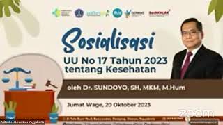 Apel Bersama dan Sosialisasi UU no 17 Tahun 2023