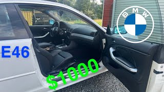 $1000 E46 interior overhaul!