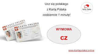 #картаполяка Karta Polaka w minutę! Wymowa CZ