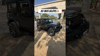 20 inch ALLOYS 🔥#mahindrathar #mahindra #thar #youtubeshorts #ytshorts #shorts