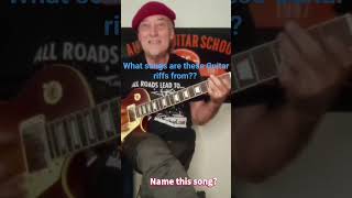 Name all 4 songs & artist Win a gift certificate 1 free 30 minute guitar lesson online🎸