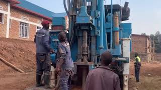 Starting New Project Drilling Machine Pushing the Soil Rock At The top Ground ||heavyequipment.