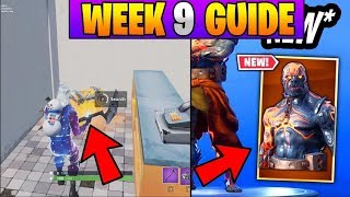 Fortnite ALL Season 7 Week 9 Challenges GUIDE! STORMWING TIME TRIAL LOCATIONS! POP GOLDEN BALLOONS