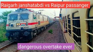 Raigarh Janshatabdi vs Raipur Passenger: Ultimate Train Race Showdown!"