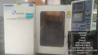 MAKINO VMC MACHINE FOR SALES