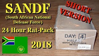 MRE Review: 2018 South African National Defense Force (SANDF) 24-Hour Ration Pack **Short Version**