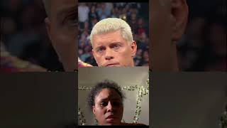 LET HIM GO LOL!!! #codyrhodes #therock #wwe #wweshorts #wow #shortsvideo #fyp