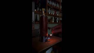 Lighting the Methylated Spirit Burner high