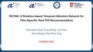 KDD 2024 - ROTAN A Rotation based Temporal Attention Network