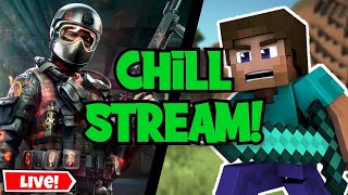 Live! Checking out the new Cold War Season / Minecraft Bedrock Servers after! + new handcam