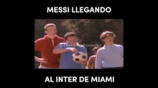 Messi llegando al Inter de Miami #futbol