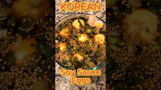 Korean soy sauce marinated eggs 반숙계란장  Mayak Eggs Easy Recipe #koreanfood