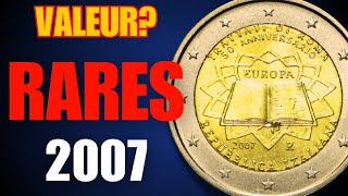 Les Pièces RARES de 2 EUROS 2007 !