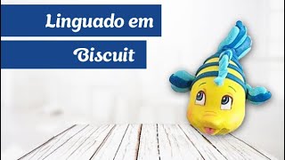 Aprenda e modelar o Linguado da Pequena Sereia em Biscuit |Gabriela Garcia