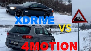 BMW 730d F01 xDrive vs Vw Tiguan 2.0TDI 4Motion