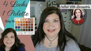 4 Looks 1 Palette: Jaclyn Hill X Morphe Palette - Collab With ALEXANDRIA S