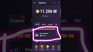 Drops and rises secret code | Tapswap cinema code #tapswapofficial #tapswap #airdrop