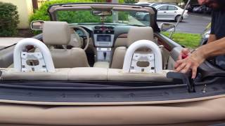 Toyota Solara Convertible  2004-2008 back seat removal