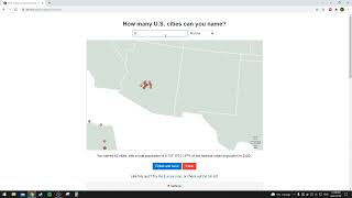 Can I Name 1,500 US Cities? (Part 1)