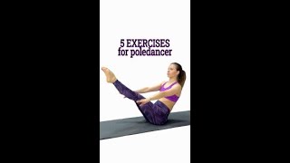 5 Exercses for poledancer