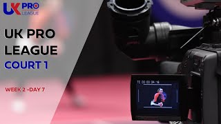 UK Pro League Live Stream - Court 1