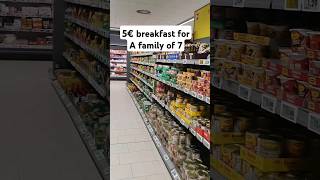 5€ breakfast for a family of 7 #shortvideo #shorts #short #breakfast #food #goviral #germany #fyp