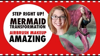 HOW TO BECOME A MERMAID | AIRBRUSH MAKEUP | MERMAIDS | TRANSFORMATION | BEFRE AND AFTER | MAKE WAVES