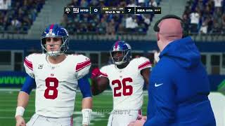 New York Giants vs Seattle Seahawks | Full Game | NFL Week 5 10/6/24 | Madden NFL 25