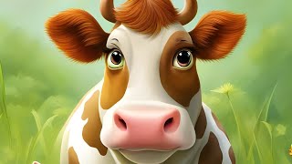 Cow can swim 🤔| kids story in english | short story #kidsstories #jawiziakidsstories #clara