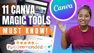 11 CANVA NEW FEATURES 🚀 | Introducing Canva Magic Studio 🤯 | Canva with shruti