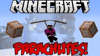 Minecraft | Parachutes "GLIDE WITH THE WIND!" | One Command