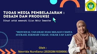 Tugas Media Pembelajaran : Desain dan Produksi