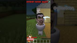 skibidi toilet again #minecrafthorror 🧟‍♂️